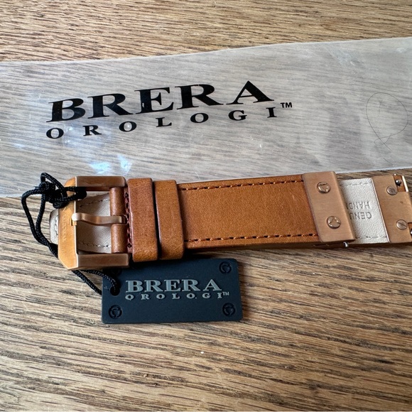 Brera Orologi Genuine Leather Watch Band